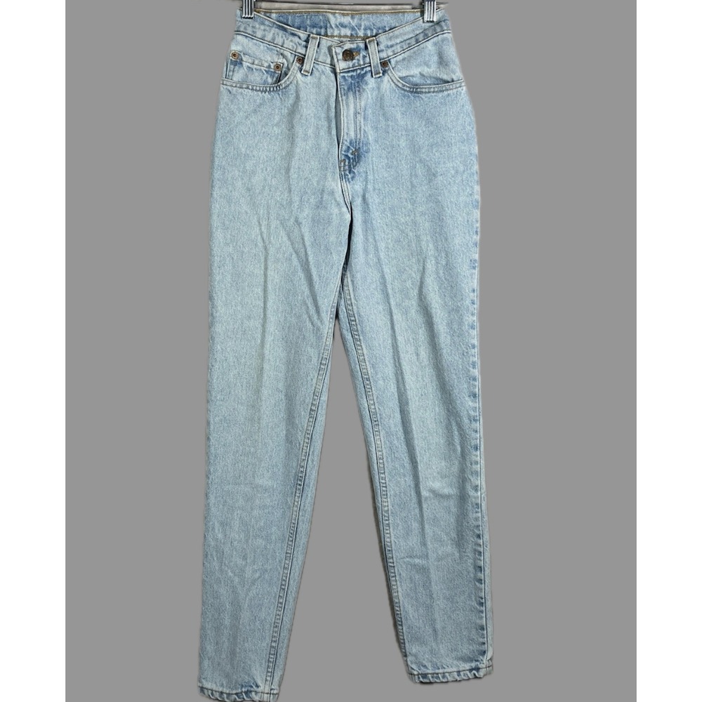 VTG LEVI'S JEANS 90s 512 SLIM FIT Tapered Leg LIGHT STONEWASH Mid-Rise 9 M 28-30